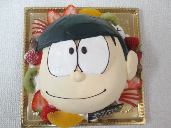 バースデーケーキに おそ松さんを立体形ケーキで 大阪市東住吉区 パティスリーデコ