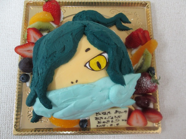 バースデーケーキに 妖怪ウォッチのオロチを立体形ケーキで 大阪市東住吉区 パティスリーデコ
