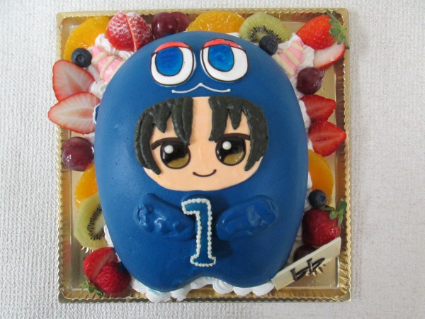 バースデーケーキに 着ぐるみ姿のご指定のキャラクターを立体形ケーキで 大阪市東住吉区 パティスリーデコ
